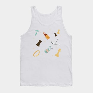 Queens Gambit Pattern Beth Harmon Tank Top